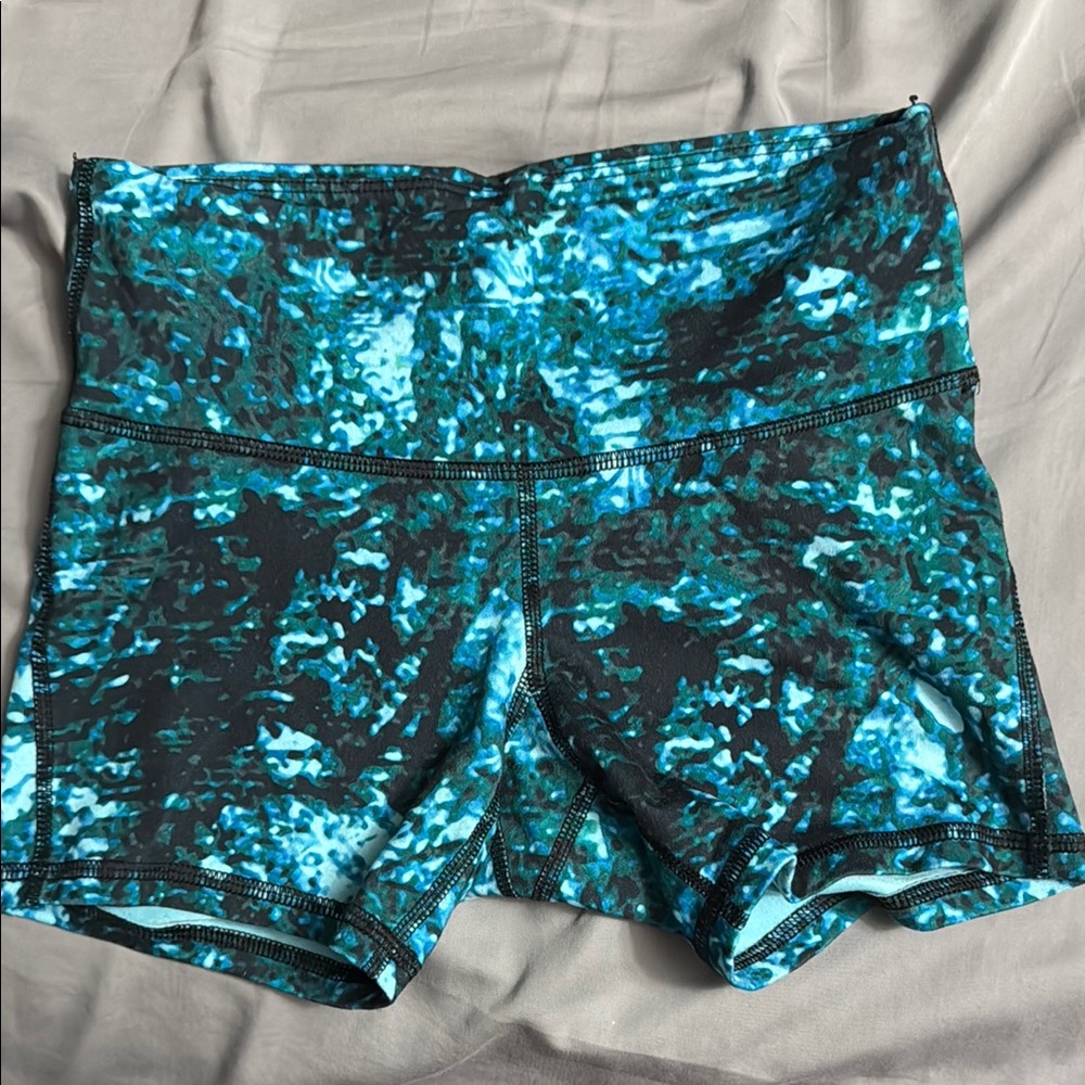 C9 by Champion Blue and Black Athletic Shorts with High Waistband